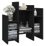 Black plywood auxiliary cabinet 60x26x60 cm by vidaXL, Sideboards - Ref: Foro24-806284, Price: 32,38 €, Discount: %