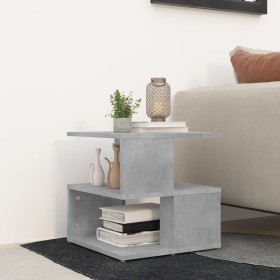 Wooden side table in gray concrete engineering 40x40x40 cm by vidaXL, Side tables - Ref: Foro24-806296, Price: 44,20 €, Disco...