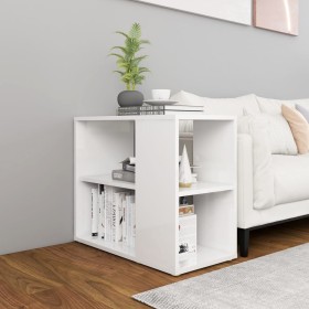 Auxiliary plywood white gloss cabinet 60x30x50 cm by vidaXL, Sideboards - Ref: Foro24-806307, Price: 49,56 €, Discount: %