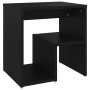 Black plywood bedside table 40x30x40 cm by vidaXL, Nightstands - Ref: Foro24-806330, Price: 35,59 €, Discount: %