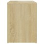 Mesita de noche madera contrachapada roble Sonoma 40x30x40 cm de vidaXL, Mesitas de noche - Ref: Foro24-806334, Precio: 28,52...