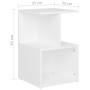 Mesitas de noche 2 uds madera contrachapada blanco 35x35x55 cm de vidaXL, Mesitas de noche - Ref: Foro24-806347, Precio: 56,5...