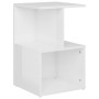 Bedside table made of glossy white plywood, 35x35x55 cm by vidaXL, Nightstands - Ref: Foro24-806358, Price: 32,52 €, Discount: %