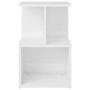 Bedside table made of glossy white plywood, 35x35x55 cm by vidaXL, Nightstands - Ref: Foro24-806358, Price: 32,52 €, Discount: %