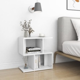 White plywood bedside table 50x30x51.5cm by vidaXL, Nightstands - Ref: Foro24-806364, Price: 33,37 €, Discount: %