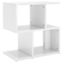 Glossy white plywood bedside table 50x30x51.5cm by vidaXL, Nightstands - Ref: Foro24-806376, Price: 38,19 €, Discount: %