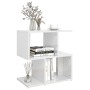 Glossy white plywood bedside table 50x30x51.5cm by vidaXL, Nightstands - Ref: Foro24-806376, Price: 38,19 €, Discount: %