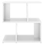 Glossy white plywood bedside table 50x30x51.5cm by vidaXL, Nightstands - Ref: Foro24-806376, Price: 38,19 €, Discount: %