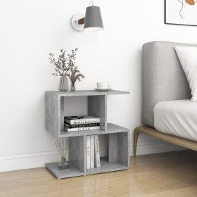 Engineered wood gray concrete bedside table 50x30x51.5cm by vidaXL, Nightstands - Ref: Foro24-806372, Price: 34,27 €, Discoun...