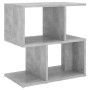 Mesita de noche madera de ingeniería gris hormigón 50x30x51,5cm de vidaXL, Mesitas de noche - Ref: Foro24-806372, Precio: 34,...