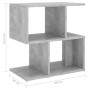 Mesita de noche madera de ingeniería gris hormigón 50x30x51,5cm de vidaXL, Mesitas de noche - Ref: Foro24-806372, Precio: 34,...