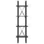 4-tier shelving unit gray plywood 40x30x140 cm by vidaXL, Bookcases and shelves - Ref: Foro24-806419, Price: 45,99 €, Discoun...