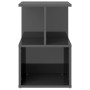 Nightstands 2 pcs glossy gray plywood 35x35x55 cm by vidaXL, Nightstands - Ref: Foro24-806363, Price: 61,18 €, Discount: %