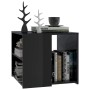 Glossy black plywood side table 50x50x45 cm by vidaXL, Side tables - Ref: Foro24-806389, Price: 39,59 €, Discount: %