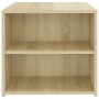 Mesa auxiliar madera contrachapada roble Sonoma 50x50x45 cm de vidaXL, Mesas auxiliares - Ref: Foro24-806385, Precio: 44,99 €...