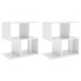 Nightstands 2 pcs glossy white plywood 50x30x51.5cm by vidaXL, Nightstands - Ref: Foro24-806377, Price: 63,20 €, Discount: %