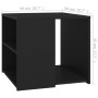 Mesa auxiliar madera contrachapada negro 50x50x45 cm de vidaXL, Mesas auxiliares - Ref: Foro24-806383, Precio: 42,60 €, Descu...