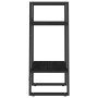 2-tier solid black pine wood shelf 40x30x70 cm by vidaXL, Bookcases and shelves - Ref: Foro24-806416, Price: 35,21 €, Discoun...