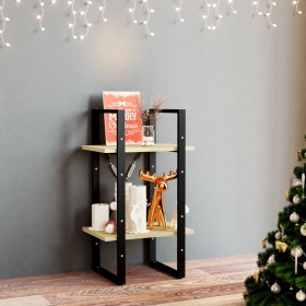 2-tier solid pine wood shelf 40x30x70 cm by vidaXL, Bookcases and shelves - Ref: Foro24-806412, Price: 31,47 €, Discount: %