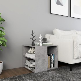 Concrete gray plywood side table 50x50x45 cm by vidaXL, Side tables - Ref: Foro24-806386, Price: 48,09 €, Discount: %