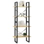 4-tier solid pine wood shelf 60x30x140 cm by vidaXL, Bookcases and shelves - Ref: Foro24-806442, Price: 63,91 €, Discount: %