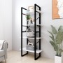 4-tier white plywood shelf 60x30x140 cm by vidaXL, Bookcases and shelves - Ref: Foro24-806437, Price: 62,57 €, Discount: %