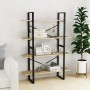 4-tier Sonoma oak plywood shelf 100x30x140cm by vidaXL, Bookcases and shelves - Ref: Foro24-806480, Price: 68,93 €, Discount: %