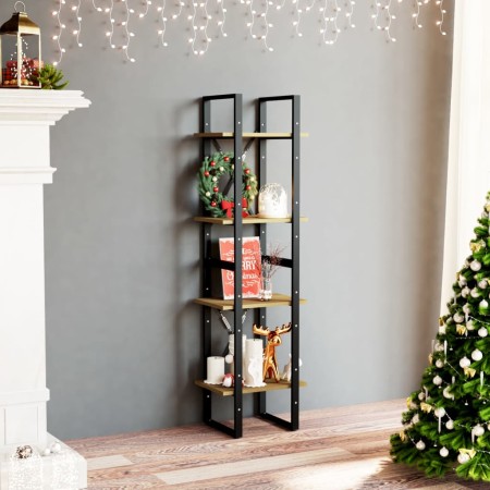 4-tier solid pine wood shelf 40x30x140 cm by vidaXL, Bookcases and shelves - Ref: Foro24-806425, Price: 59,99 €, Discount: %