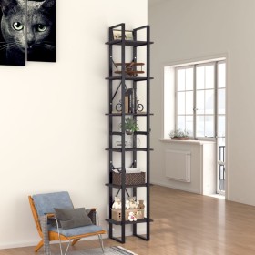 6-tier shelving unit gray plywood 40x30x210 cm by vidaXL, Bookcases and shelves - Ref: Foro24-806499, Price: 79,99 €, Discoun...