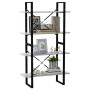 4-tier concrete gray plywood shelf 80x30x140cm by vidaXL, Bookcases and shelves - Ref: Foro24-806461, Price: 55,99 €, Discoun...