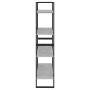 4-tier concrete gray plywood shelf 80x30x140cm by vidaXL, Bookcases and shelves - Ref: Foro24-806461, Price: 55,99 €, Discoun...