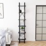 Tall solid pine wood wardrobe in gray, 40x30x210 cm. by vidaXL, Bookcases and shelves - Ref: Foro24-806504, Price: 73,99 €, D...