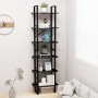 Black plywood shelving 60x30x210 cm by vidaXL, Bookcases and shelves - Ref: Foro24-806518, Price: 93,96 €, Discount: %