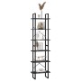 Black plywood shelving 60x30x210 cm by vidaXL, Bookcases and shelves - Ref: Foro24-806518, Price: 93,96 €, Discount: %