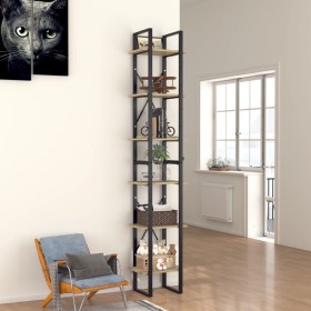 6-tier Sonoma oak plywood shelf 40x30x210 cm by vidaXL, Bookcases and shelves - Ref: Foro24-806500, Price: 108,99 €, Discount: %