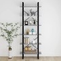 Concrete gray plywood tall cabinet 80x30x210 cm by vidaXL, Bookcases and shelves - Ref: Foro24-806541, Price: 91,63 €, Discou...