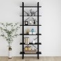 Solid black pine wood tall cabinet 80x30x210 cm by vidaXL, Bookcases and shelves - Ref: Foro24-806546, Price: 120,52 €, Disco...