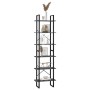 Gray plywood bookshelf 60x30x210 cm by vidaXL, Bookcases and shelves - Ref: Foro24-806519, Price: 86,42 €, Discount: %