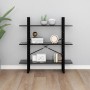 Black plywood shelf 100x30x105 cm by vidaXL, Bookcases and shelves - Ref: Foro24-806548, Price: 53,78 €, Discount: %