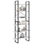 Hoher weißer Sperrholzschrank 100x30x210 cm von vidaXL, Bücherregale und Regale - Ref: Foro24-806557, Preis: 77,99 €, Rabatt: %