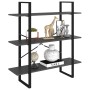 Gray plywood shelving 100x30x105 cm by vidaXL, Bookcases and shelves - Ref: Foro24-806549, Price: 39,24 €, Discount: %