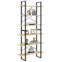 High solid pine wood shelf 100x30x210 cm by vidaXL, Bookcases and shelves - Ref: Foro24-806562, Price: 129,78 €, Discount: %