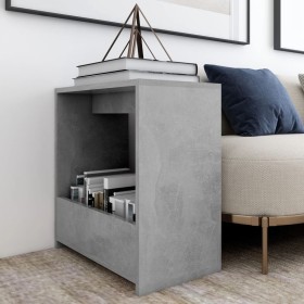 Concrete gray plywood side table 50x26x50 cm by vidaXL, Side tables - Ref: Foro24-806691, Price: 29,97 €, Discount: %