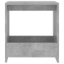 Mesa auxiliar de madera contrachapada gris hormigón 50x26x50 cm de vidaXL, Mesas auxiliares - Ref: Foro24-806691, Precio: 29,...