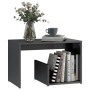 Glossy gray plywood side table 59x36x38 cm by vidaXL, Side tables - Ref: Foro24-806704, Price: 29,99 €, Discount: %