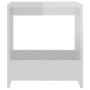 Glossy white plywood side table 50x26x50 cm by vidaXL, Side tables - Ref: Foro24-806693, Price: 34,01 €, Discount: %