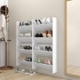 Wall shoe racks 4 pcs white plywood 60x18x60cm by vidaXL, Shoe racks and shoe organizers - Ref: Foro24-806716, Price: 81,82 €...