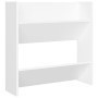 Wall shoe racks 4 pcs white plywood 60x18x60cm by vidaXL, Shoe racks and shoe organizers - Ref: Foro24-806716, Price: 81,82 €...