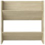 Wall shoe racks 2 pcs Sonoma oak plywood 60x18x60 cm by vidaXL, Shoe racks and shoe organizers - Ref: Foro24-806724, Price: 4...