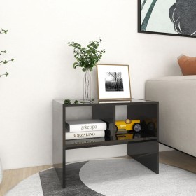 Glossy black plywood side table 60x40x45 cm by vidaXL, Side tables - Ref: Foro24-806712, Price: 34,42 €, Discount: %